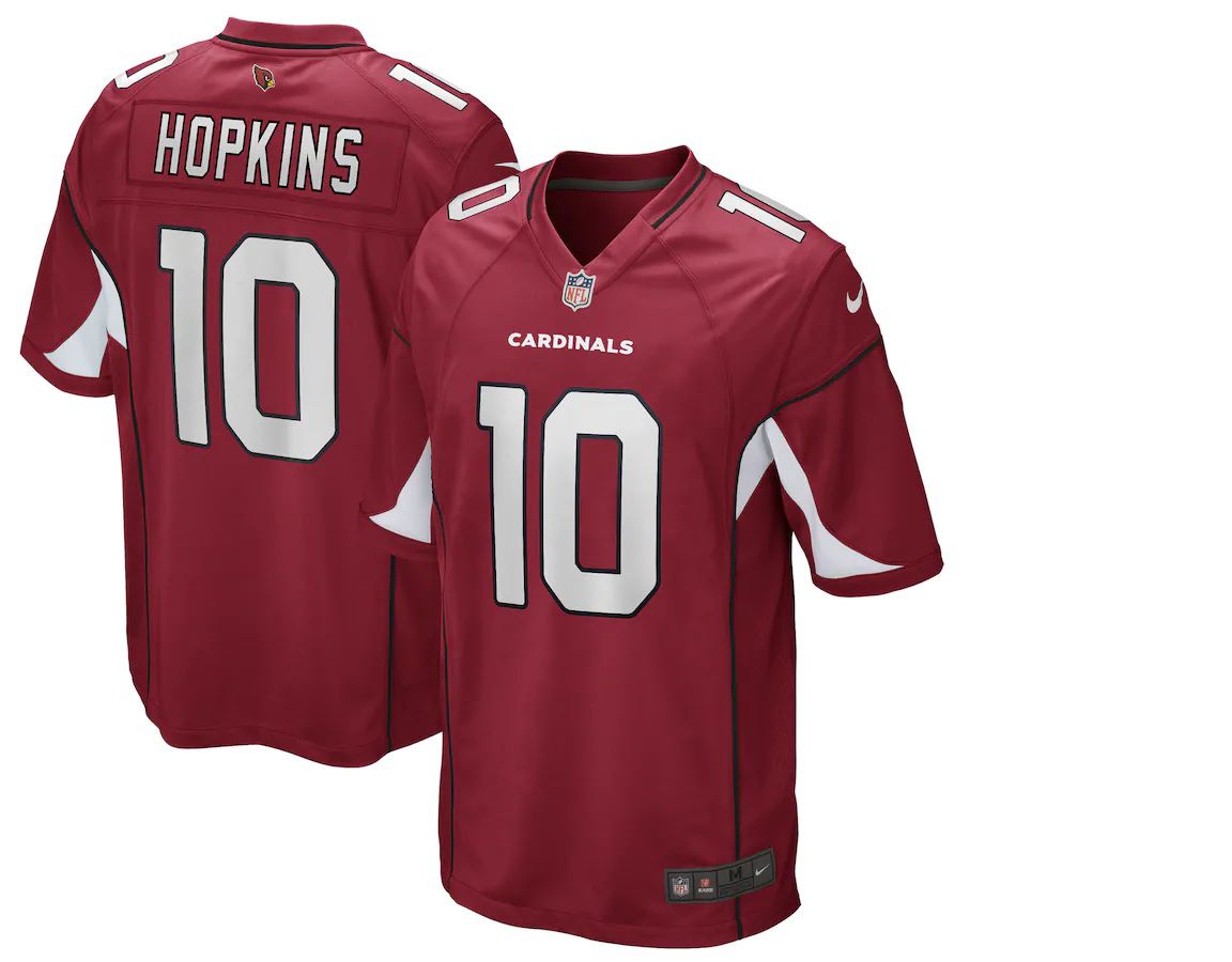 Men Arizona Cardinals #10 DeAndre Hopkins Nike Cardinal Player Game NFL Jersey